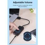 Adaptador de Sonido Externo Stereo   Control de Volumen  1M  Negro  CDRBF  Vention - Imagen 7