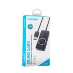 Adaptador de Sonido Externo Stereo   Control de Volumen  1M  Negro  CDRBF  Vention - Imagen 3