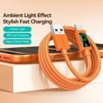 Cable de Datos USB A a USB C SJ772   3A  1.2m  Anaranjado  U92 USAMS