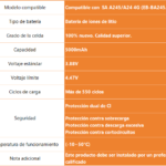 Batería para Samsung A245/A24 4G   EB-BA245ABY  ORYRO
