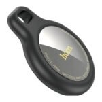 HOCO E91D TIGER TAG LOCALIZADOR C/HOLDER P/COLLAR C/FORMA DE GATO IOS BLACK