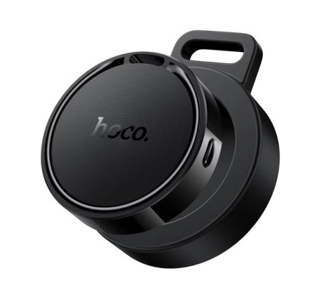 189351.jpg HOCO E101 TAG LOCALIZADOR DUAL C/HOLDER ANDROID/IOS BLACK - Imagen 1