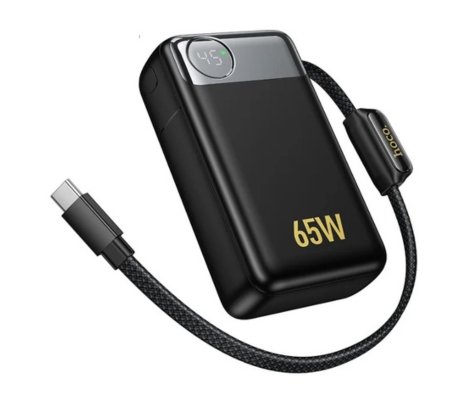 189362.jpg HOCO Q53 POWERBANK SKILLFULL PD65W 12.000MAH C/CABLE BLACK - Imagen 1