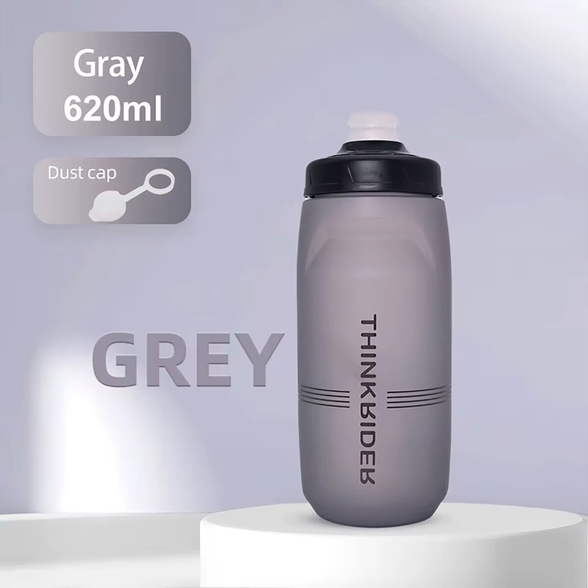 Botella Para Ciclismo Thinkrider 620ml Antideslizante Tapa Con Bloqueo - Imagen 3