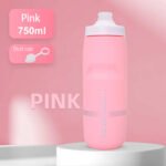 Botella Para Ciclismo Thinkrider 750ml Antideslizante Tapa Con Bloqueo - Imagen 3