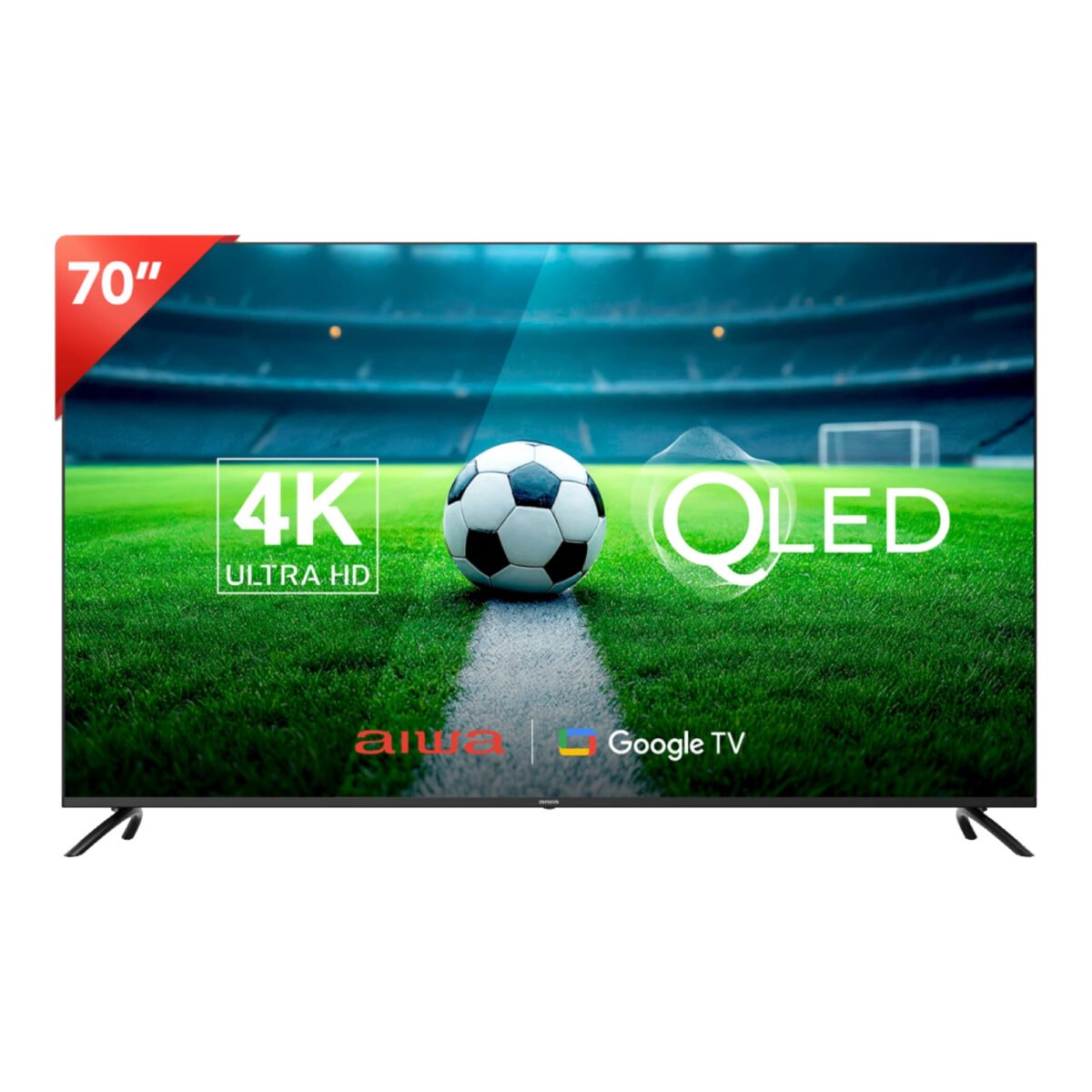 Smart Tv Aiwa 70'' QLed 4k Hdr Google TV Comando De Voz - Imagen 3