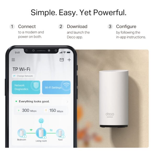 Router Mesh Tp-Link Deco Be25 Outdoor Wi-Fi 7 X1u