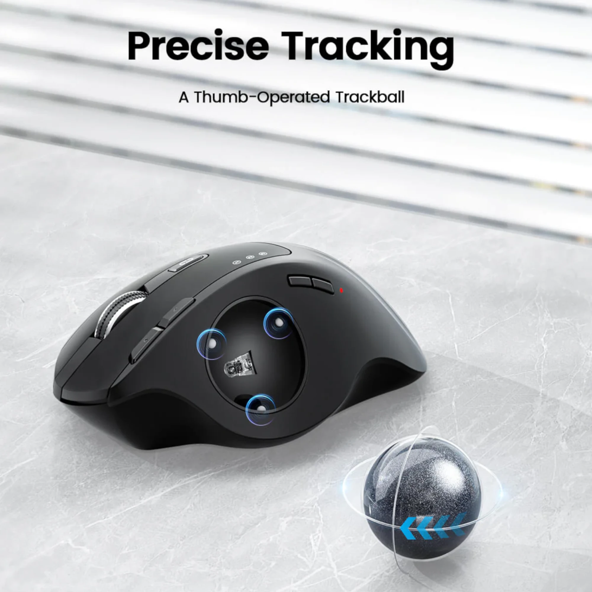 EM01NL-05.webp Mouse Con Trackball Diestro Ergonómico Inalámbrico ProtoArc Em01-nl - Imagen 1