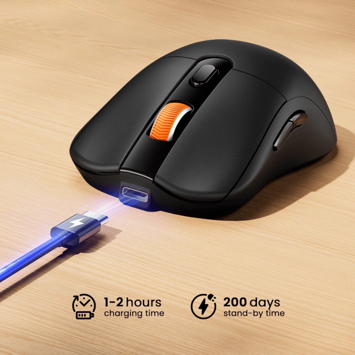 Mouse Diestro Inalámbrico Bt ProtoArc Em15 2400dpi - Imagen 4