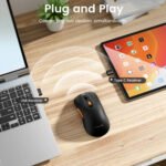 Mouse Diestro Inalámbrico Bt ProtoArc Em15 2400dpi - Imagen 3