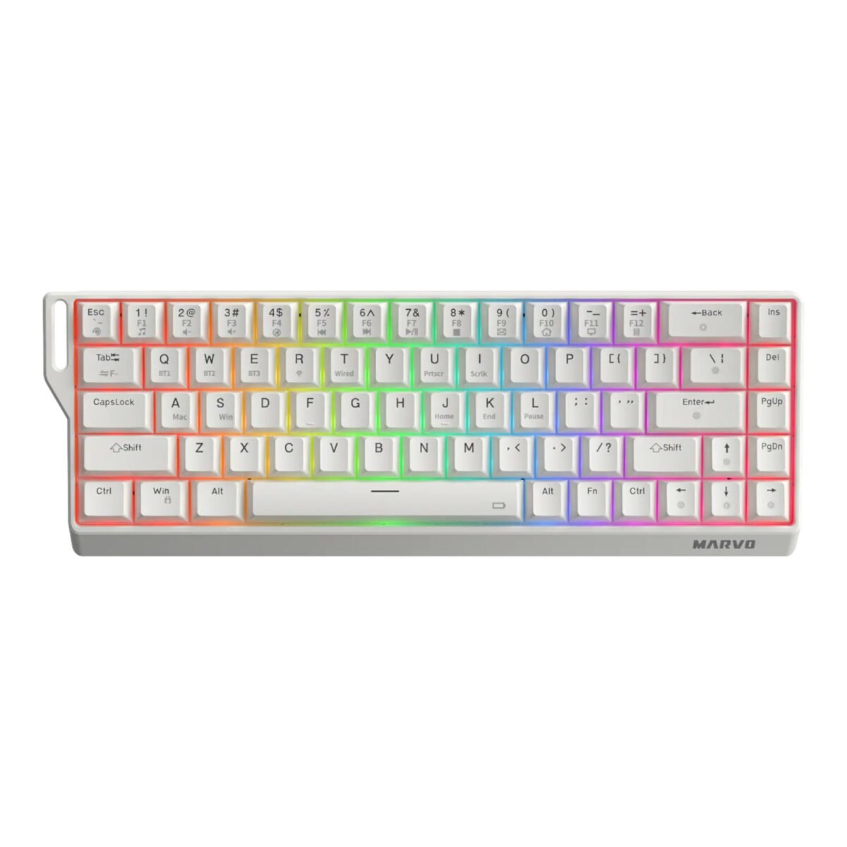 Teclado Gaming Inalámbrico Marvo Kg965w Mecánico Iluminación Rgb - Imagen 7