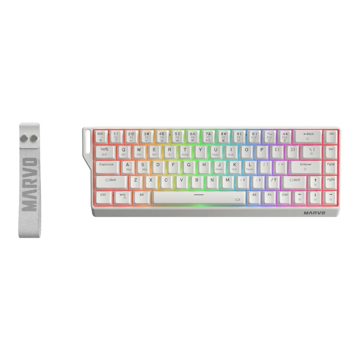 Teclado Gaming Inalámbrico Marvo Kg965w Mecánico Iluminación Rgb - Imagen 6