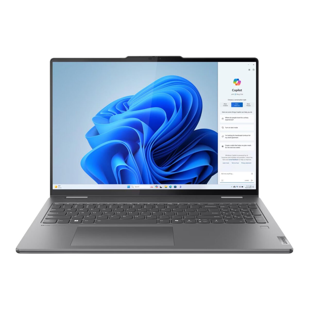 Notebook 2en1 Lenovo 16'' Core Ultra 7 16gb 1tb Win11 Ai Pc - Imagen 2