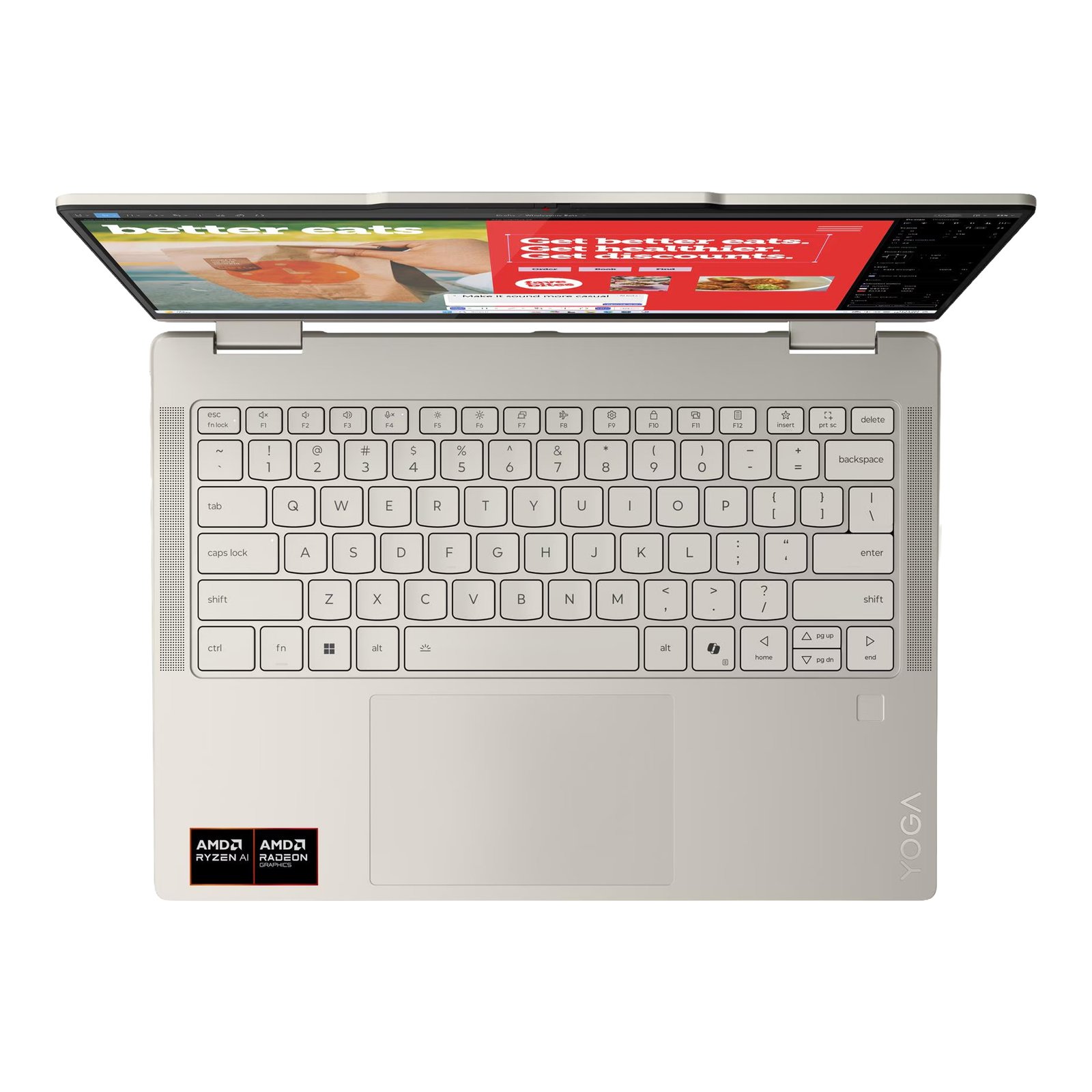 LEN83JR0003US_06.jpg Notebook 2en1 Lenovo 14'' Ryzen AI 5 16gb 1tb Win11 Copilot+ Pc - Imagen 1