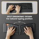 Teclado Ergonómico Plegable Bluetooth ProtoArc Xk03 - Imagen 5