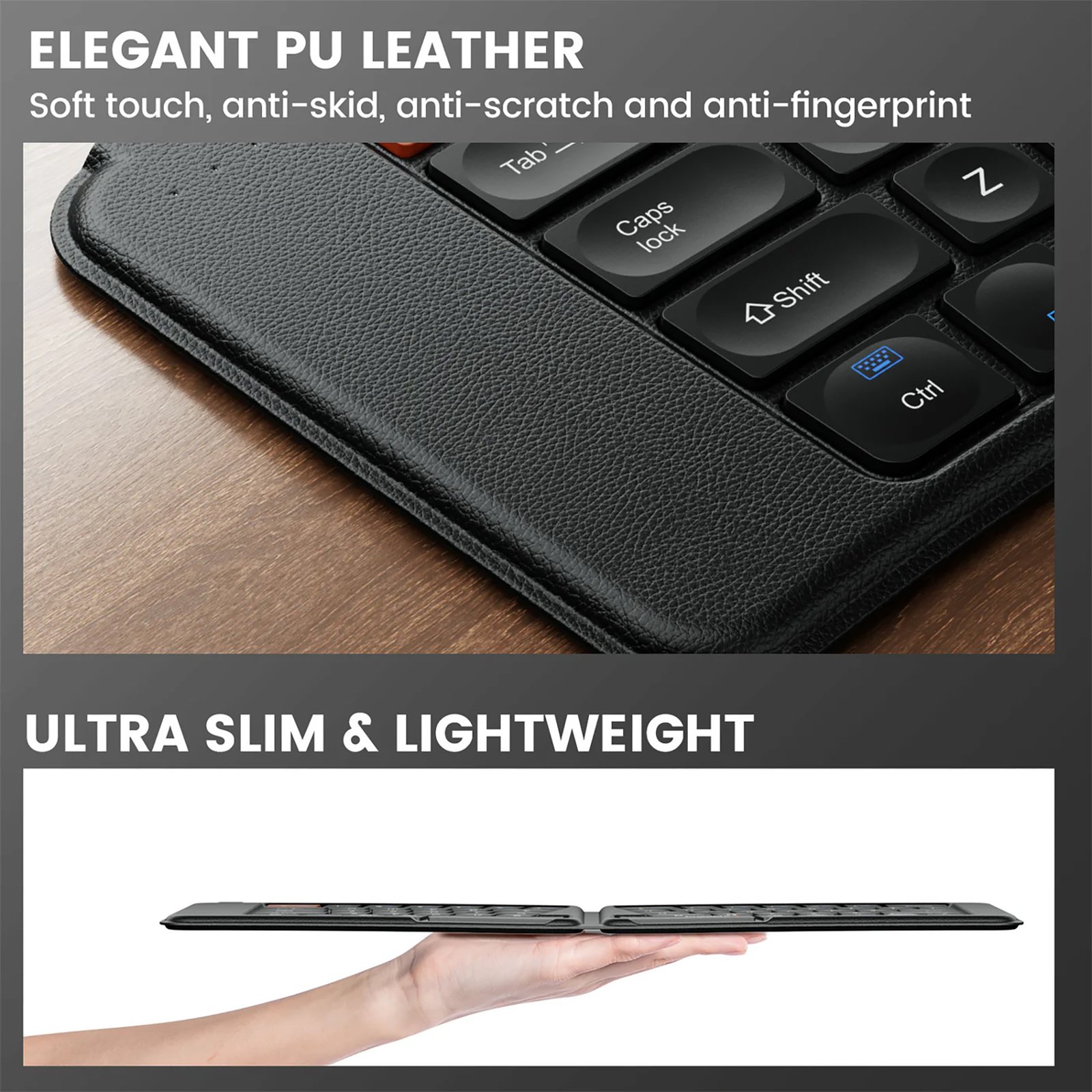 PROXK03_05.jpg Teclado Ergonómico Plegable Bluetooth ProtoArc Xk03 - Imagen 1