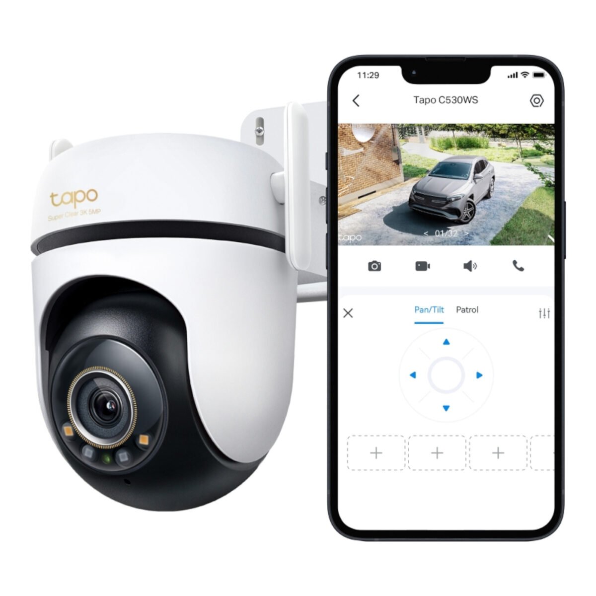 Cámara De Seguridad Tp-Link Tapo C530ws Exterior Visión Nocturna 3K 360° - Imagen 5
