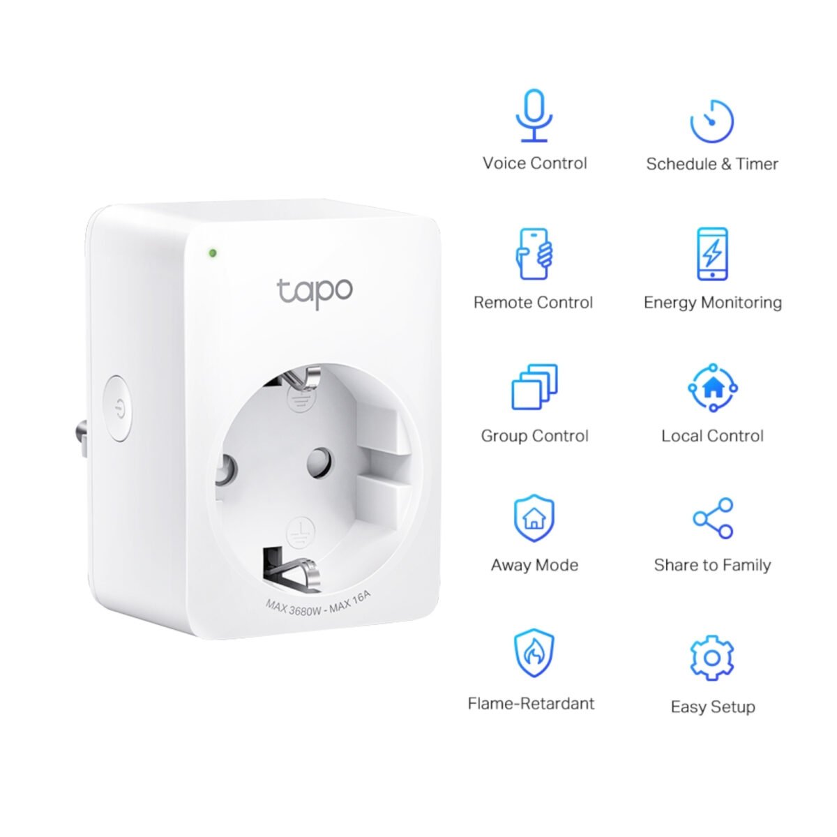 Enchufe Inteligente Con Medidor De Consumo Tp-link Tapo P110 Wifi X2u - Imagen 4
