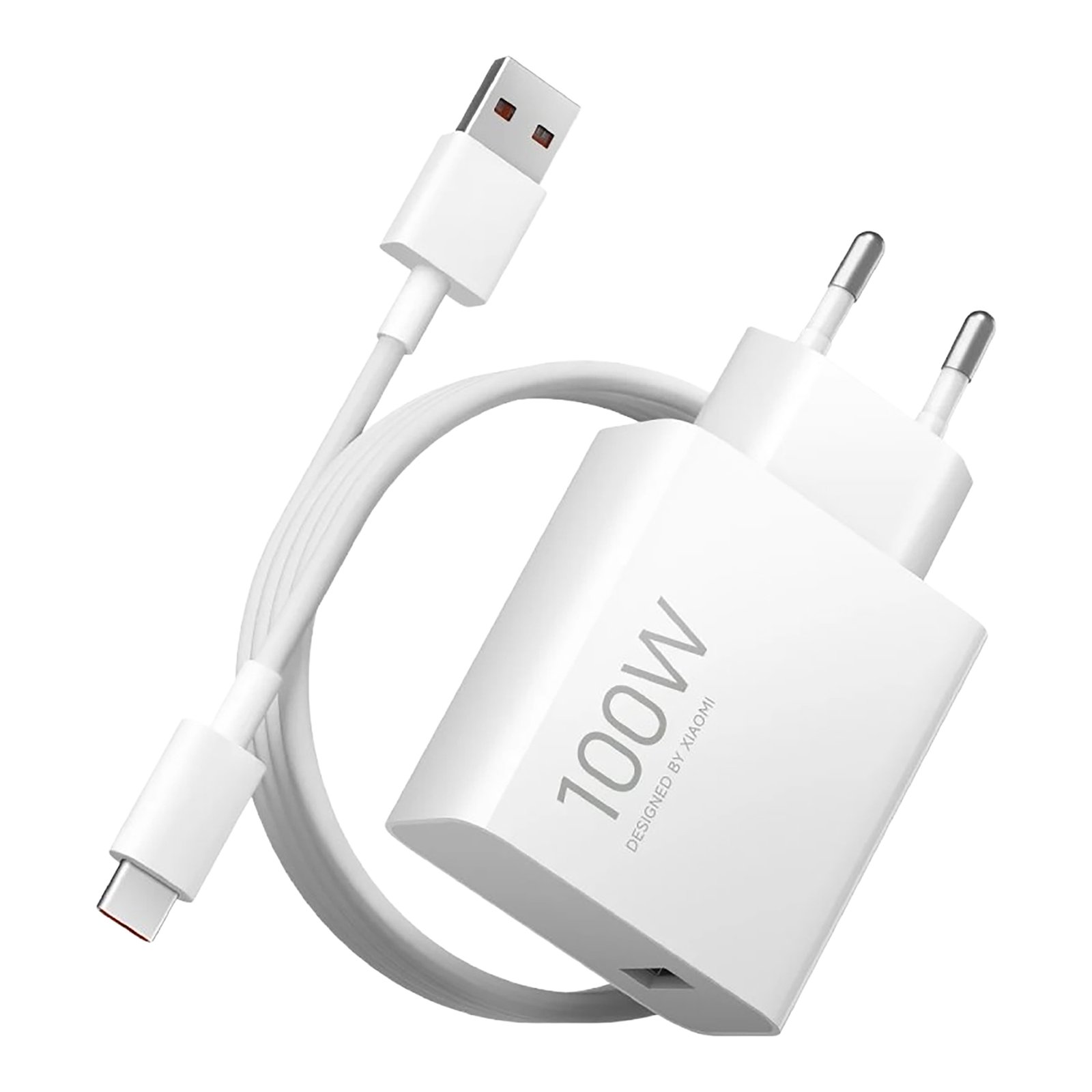 XIABHR095VEU_02.jpg Cargador De Pared 1 Usb A Xiaomi Bhr095veu 100W Cable Usb C - Imagen 1