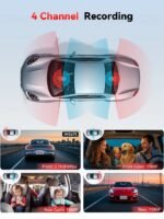 Dashcam Redtiger F17 PLUS 2.7K Quad Canal GPS WiFi