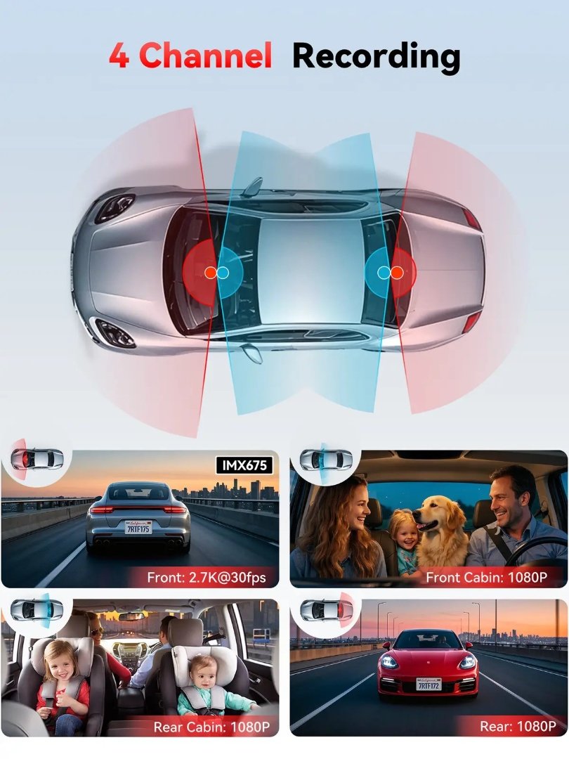 cdr-13586c65c73d3dceb66bfb222bfa6831 Dashcam Redtiger F17 PLUS 2.7K Quad Canal GPS WiFi - Imagen 1
