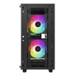 Gabinete DeepCool CC360 ARGB Micro-ATX Negro - Imagen 2