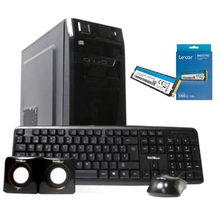 cdr-448b06d8f2aa9f838d0eb062181bc42d-3 Equipo Intel Core i7 16GB DDR5 + SSD Lexar 500GB NVMe - Imagen 1