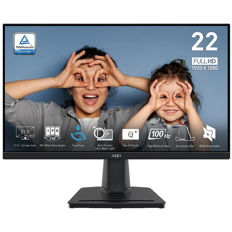 cdr-48a654ec4c0777b6219d867fd728d290 Monitor Gamer MSI 21.5" Full HD IPS 100Hz - Imagen 1