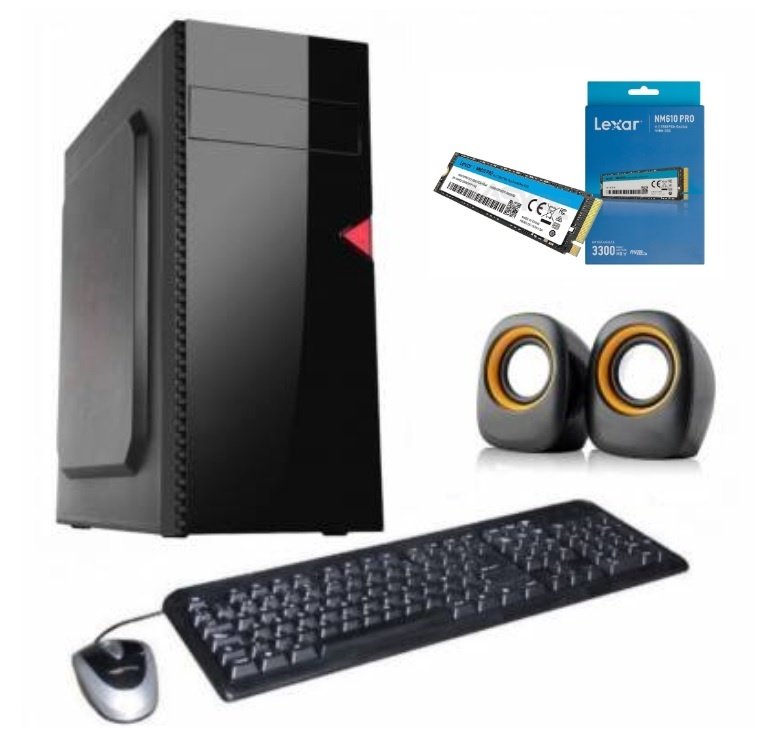 cdr-4d8a997896b834b7ef18dc4477dd80ab-1 Equipo AMD Ryzen 5 8GB DDR4 + SSD Lexar 500GB NVMe - Imagen 1