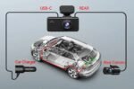 Dashcam Redtiger F17 4K Triple Canal GPS WiFi