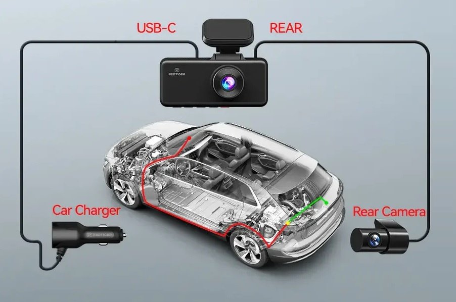 cdr-5c79e715cbe0043d79300a3c52d6b95e Dashcam Redtiger F17 4K Triple Canal GPS WiFi - Imagen 1