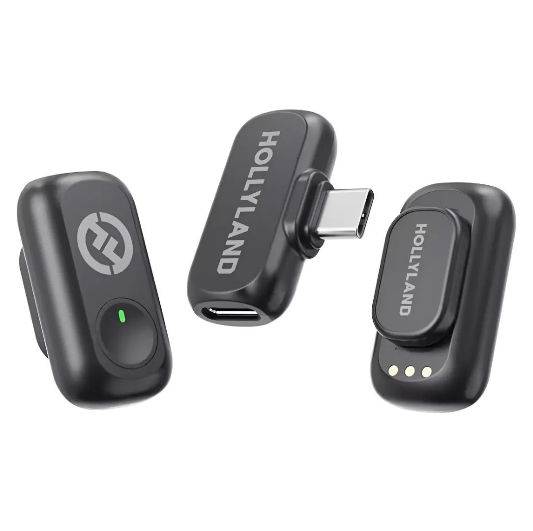 cdr-6d72b55050e3b0f300bec5d9e16ca541 Micrófono Solapero Inalámbrico Hollyland LARK A1 Mini Duo USB-C - Imagen 1