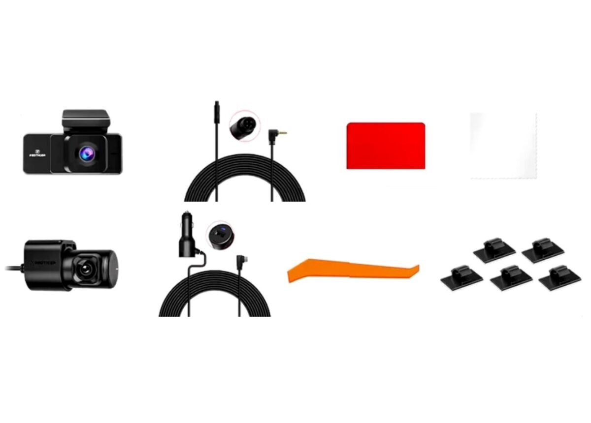 Dashcam Redtiger 3 Canales 2.5K Vehicular Wi-Fi - Imagen 2