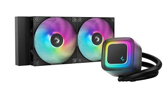 cdr-8989bd7be8ec0784271065226f543e3c Cooler Líquido DeepCool LE240 V2 ARGB Negro 240mm - Imagen 1