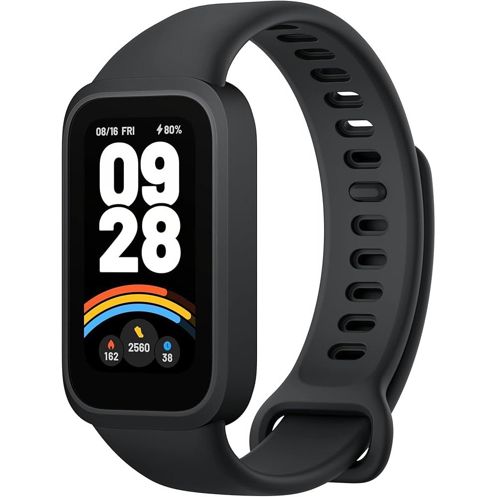 cdr-97e3112eaa1c47aad29a6432e4787654 Pulsera Xiaomi Smart Band 9 Active negra - Imagen 1