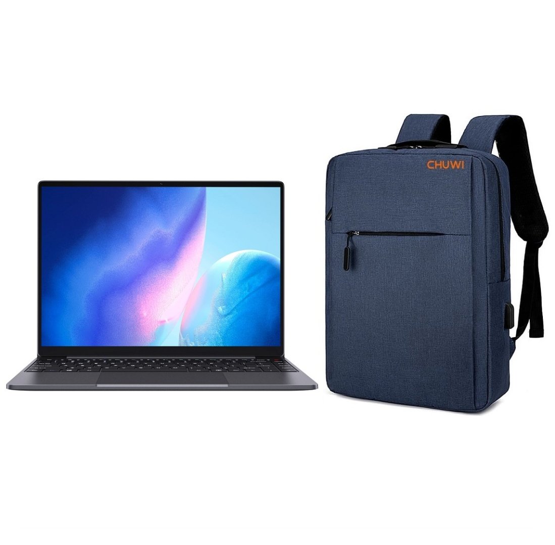 cdr-a83a00e79941ebf304fb7d980b9ec6b7 Combo Notebook Chuwi Core i9 14" FHD + Mochila 15.6" Azul - Imagen 1