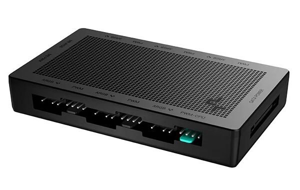 Hub DeepCool SC790 PWM ARGB 6 Puertos 2 en 1