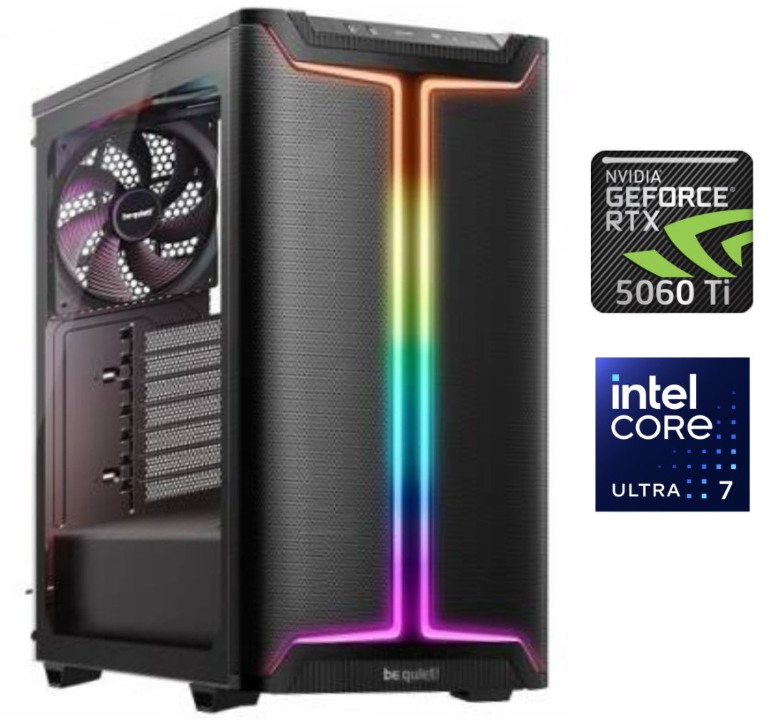 cdr-b952b3b3bb2fceea71eee22924345cec Equipo Gamer Core Ultra 7 265F, 32GB, 1TB, RTX 5060Ti 8GB - Imagen 1
