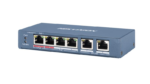 Switch PoE Hikvision DS-3E0106HP-E 4 puertos Fast Ethernet 35W