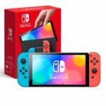 Consola Nintendo Switch OLED Neon Pantalla 7" Azul y Rojo - Imagen 4