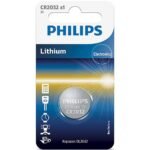 Pila de Litio Philips CR2032 3V Pack Individual