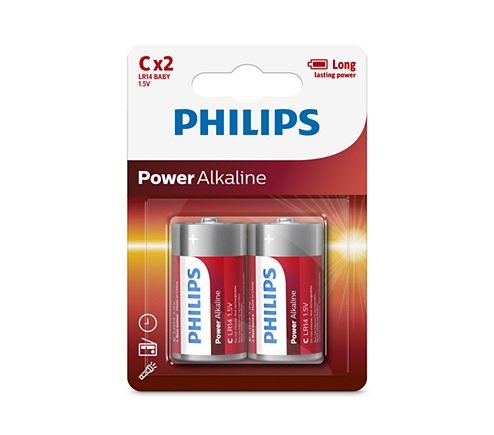 cdr-fcf1263d980e26322540cdda2480e247 Pilas alcalinas Philips C 1.5V Blister x 2 unidades - Imagen 1