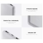Power Bank Xiaomi Lite   10000mAh  22.5W  Cable USB C a USB C  Blanco