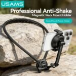 Soporte de Cuello Magnético para Teléfono   Flexible  c/Pinza  Negro JOY02 USAMS - Imagen 2
