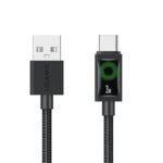 Cable de Datos USB A a USB C SJ772   3A  1.2m  Negro  U92 USAMS - Imagen 2