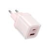 mancru-123124-381aac735222db9dd2034d8236326951 Cargador de Pared 2-USB-C + 1-USB A GaN 30W/30W / USB C a USB C 3A / Rosado TZ-FCEP0-EU Vention