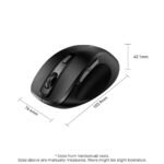 Mouse Inalambrico Silencioso   6 Botones / Bluetooth 5.1 / 2.4GHz Negro  KTMB0-ID  Vention - Imagen 15