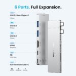 Estación de acoplamiento Thunderbolt USB-C / USB-Cx2 a HDMI/USB C 3.2 Gen 1 / USB-A 3.0 x 2   Aluminio  THZH0  Vention - Imagen 3