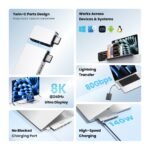 Estación de acoplamiento Thunderbolt USB-C / USB-Cx2 a HDMI/USB C 3.2 Gen 1 / USB-A 3.0 x 2   Aluminio  THZH0  Vention - Imagen 2