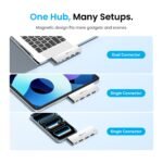 Estación de acoplamiento Thunderbolt USB-C / USB-Cx2 a HDMI/USB C 3.2 Gen 1 / USB-A 3.0 x 2   Aluminio  THZH0  Vention - Imagen 13